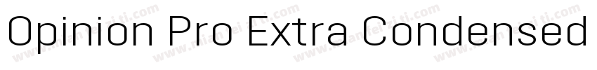 Opinion Pro Extra Condensed Light字体转换